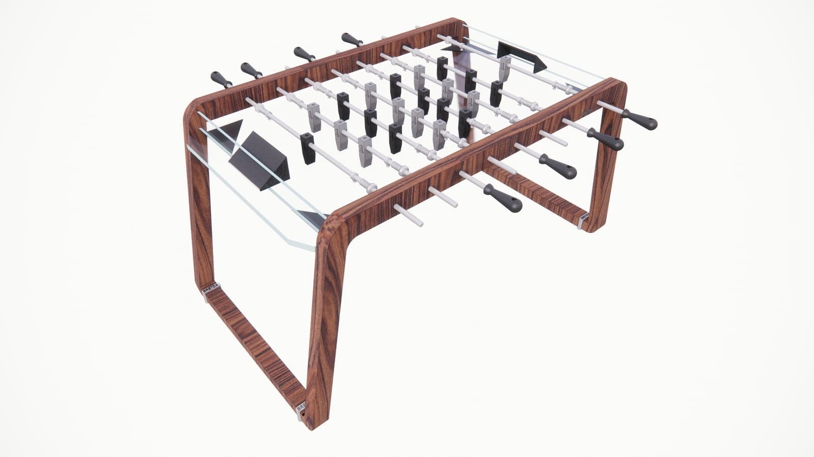 Mesa Berilo — Pebolim · pau-de-ferro