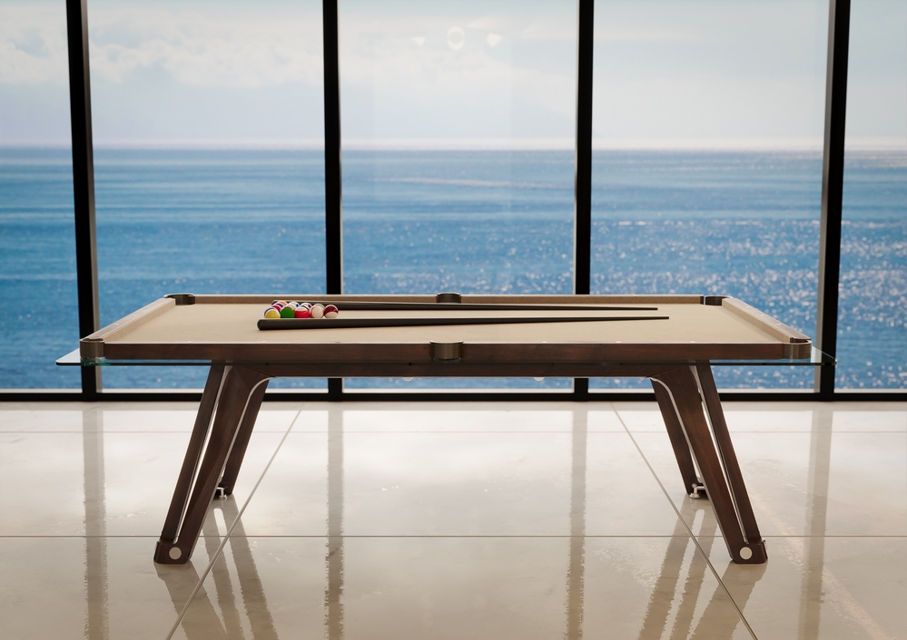 Mesa de sinuca Citrino Bretda - ambientacao de luxo